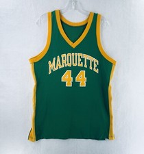 Marquette Golden Eagles Champion Basketball Jersey Sz L Made In USA 🇺🇸 Rare !