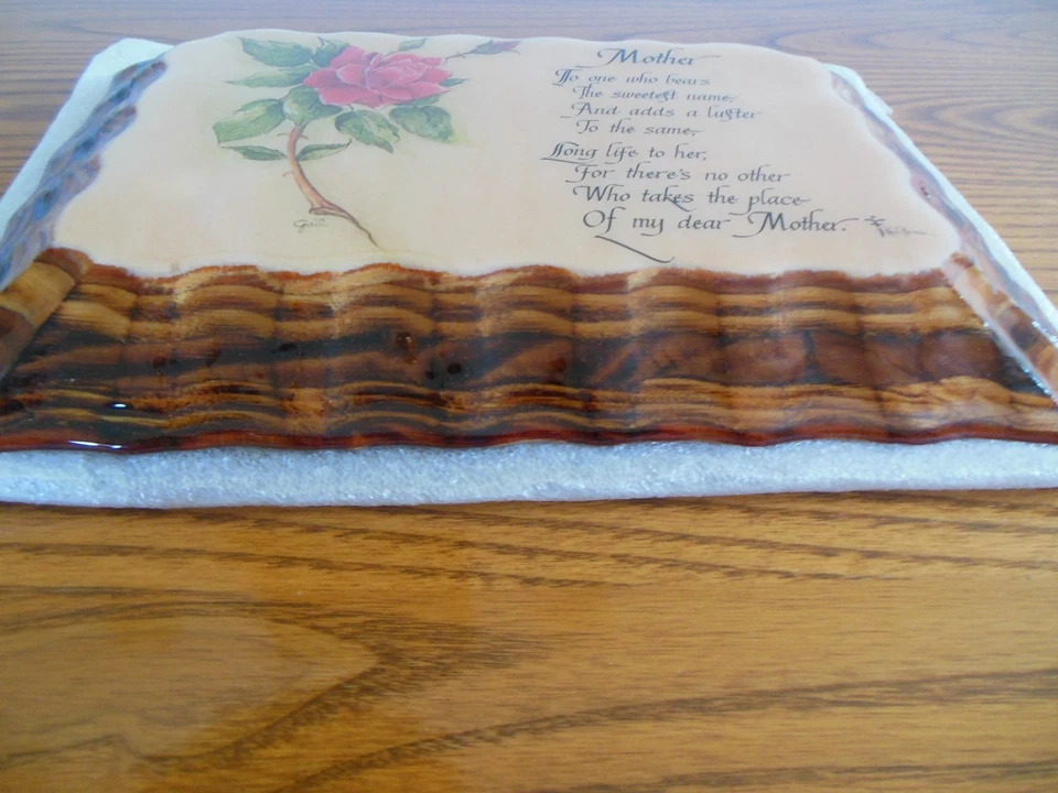 МАТЕРИНСКАЯ ДЕРЕВЯННАЯ НАСТЕННАЯ ТАБЛИЧКА - Изображение 3 из 4