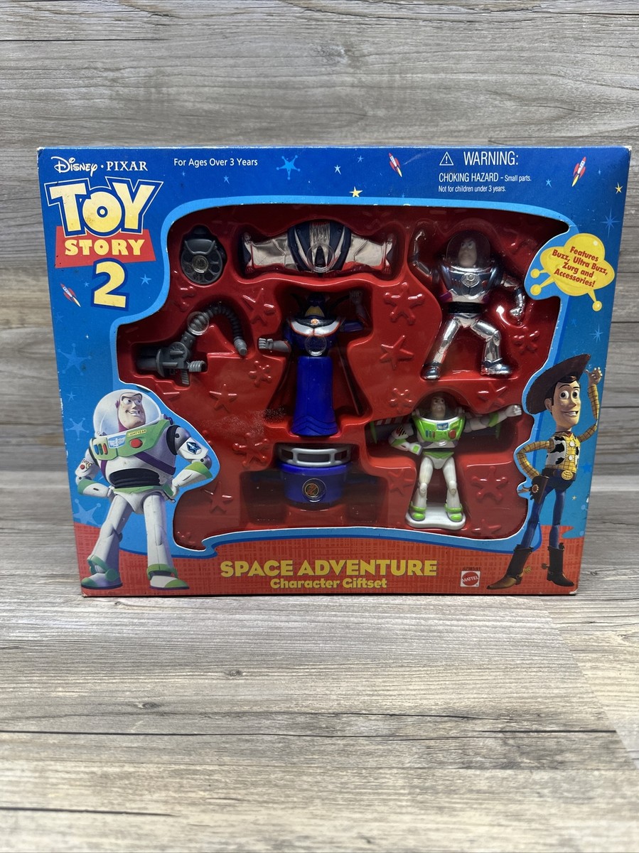 DISNEY PIXAR TOY STORY 2 SPACE ADVENTURE CHARACTER GIFTSET MATTEL