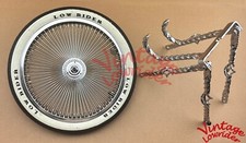 Vintagelowrider 20 Cage Twisted Chrome Continental Kit Woriginal Lowrider Tire Vintagelowrider 20 Cage Twisted Chrome Continental Kit Woriginal Lowrider Tire