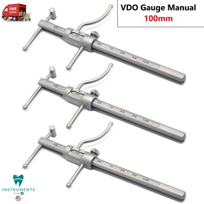 Venus & Apollo Gauge VDO Gauge Ruler Stainless Steel Fully Autoclavable SALE 3X
