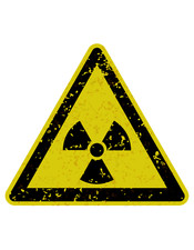 XXL 18X18 cm Autoaufkleber Sticker Radioaktiv Aufkleber