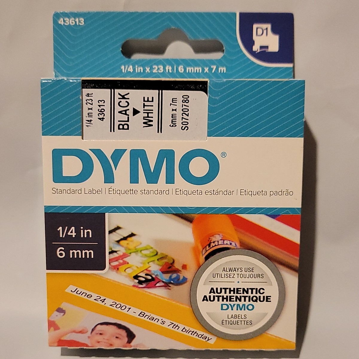 Dymo Tape 6mm