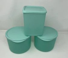 Tupperware Fridge Canister Set Of 3 Food Storage Containers (Bote Para Refri)New