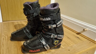 Vintage 90s Raichle Men s Ski Boots UK Shoe Size 9 - 9.5