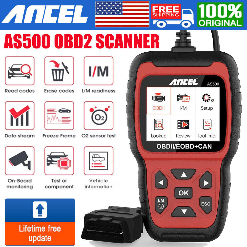 Automotive Car OBD2 Scanner OBDII Code Reader Check Engine Fault Diagnostic Tool-image
