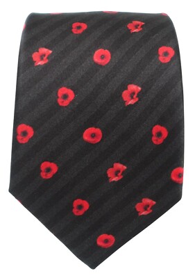 royal british legion poppy tie