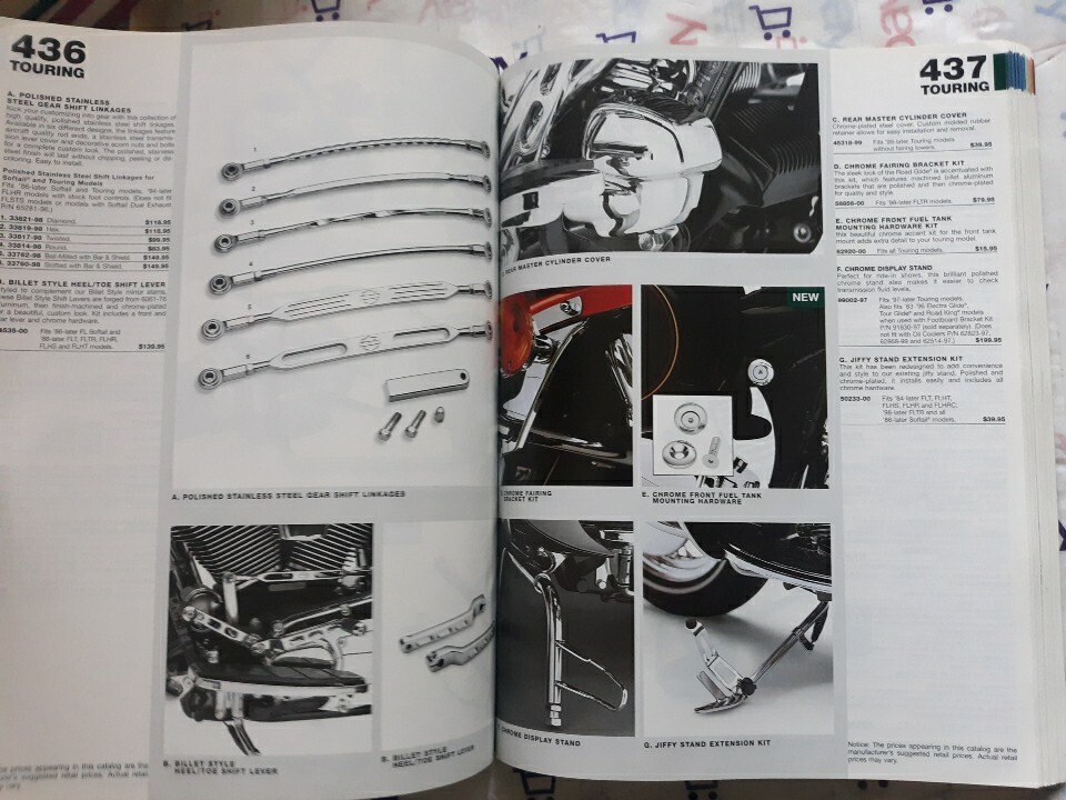 2001 Harley Davidson Catalog Genuine Motor Accessories and Parts eBay