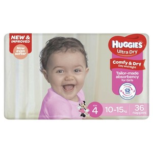 coles huggies nappies size 4