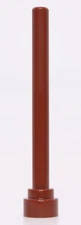 Lego 20x Reddish Brown Antenna 4H - Flat Top Bar