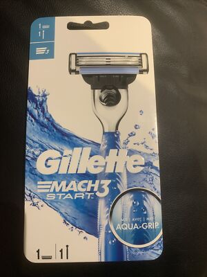 Gillette Mach3 START Rasierer 1 vorgelagerte Klinge Aqua Grip passend für alle M3 Klingen selten