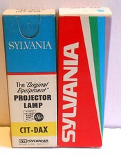 NEW, OLD STOCK - Two 2 Sylvania CTT-DAX Projector Lamp Bulb 1000w 120V