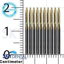 Carbide Burs H48L12 TRIMMING & FINISHING CARBIDE H48L012 US Seller 12-Blade