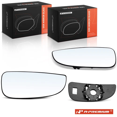 A-Premium Left & Right Lower Mirror Glass w/o Heated for Ram ProMaster 1500 2500