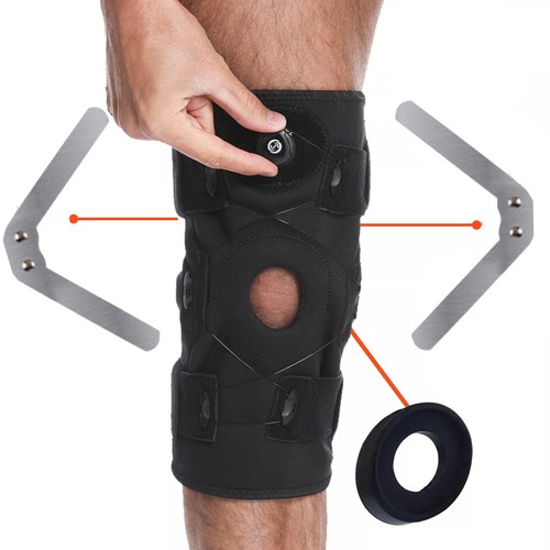Knee Sleeve Support Compression Brace For Sport Joint Pain Arthritis Relief US - Picture 4 of 26