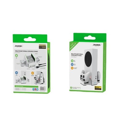 Xbox Series S Console Base Cooling Stand & Controller Charger | JOYZOKU
