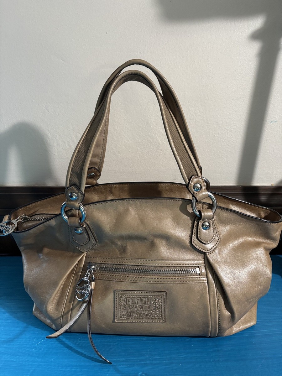 COACH 16285 POPPY ROCKER SOFT LEATHER SATCHEL BAG Y2K Stardust Pre