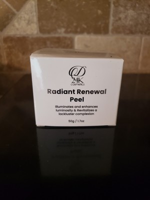 NEW D24K Cosmetics Radiant Renewal Peel 1.7oz Illuminates & Revitalizes Collagen