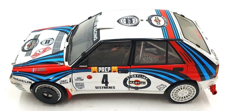 Kyosho 1/18 Scale Diecast DC13625H - Lancia Delta HF Intergrale Martini #4 RMC - Image 3 of 4