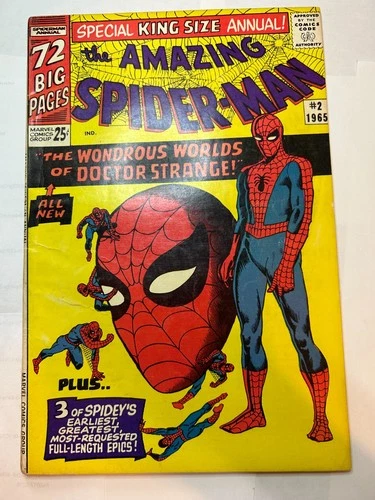 THE AMAZING SPIDER-MAN ANNUAL #2 1965 FN/VF 7.0