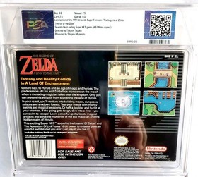 ZELDA LINK TO THE PAST WATA Graded PSA 8.0 CIB Complete Box Super Nintendo SNES!
