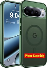 Slim Shockproof Magnetic Matte Phone Case in Green for Google Pixel 10 Pro XL 6.