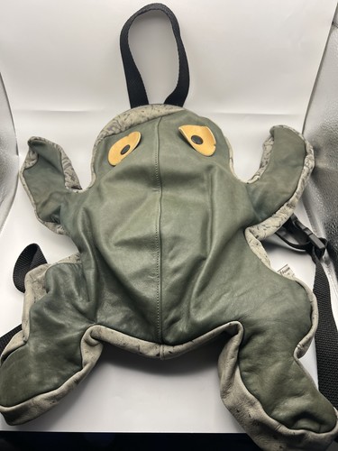 Frog Backpack Sandy Vohr Leather Zoo Limited Release Vintage Rare