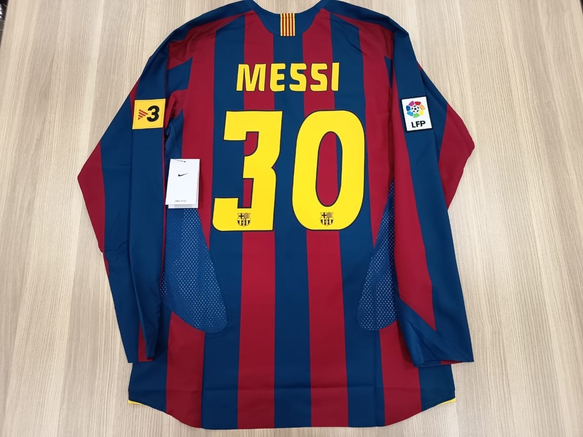 Nike FC BARCELONA 05/06 REISSUE HOME (M Size)- MESSI 30 - HQ1461