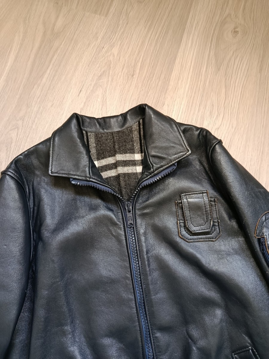 1970s French Aviator Leather Jacket 