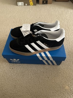 Size 7 - adidas Gazelle Indoor - Core Black / White / Gum - Mens - JI2060 (nb)