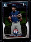 2023 Bowman Chrome Sebastian Walcott 1st Prospect #BCP-189 Rangers