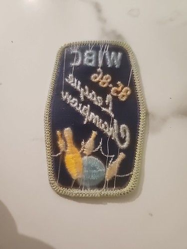 1985-86 WIBC Womens International Bowling Congress League Champion Patch - Afbeelding 9 van 12