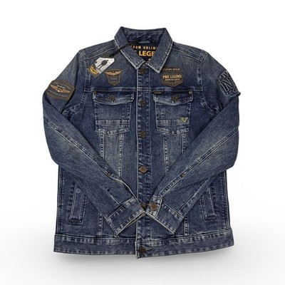 PME Legend Stretch  Jacket Denim Jeansjacke Größe M