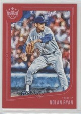 2019 Diamond Kings Image Variation Red Framed Nolan Ryan (Blue Uniform) HOF e8a
