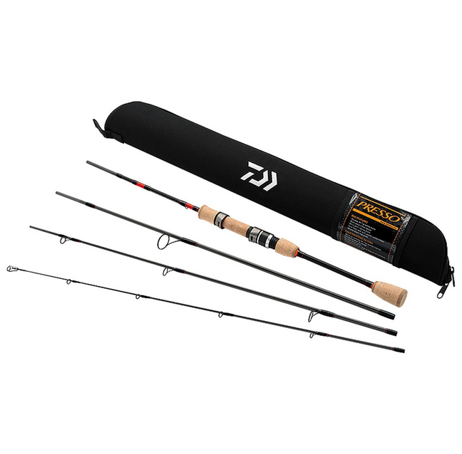 Daiwa Presso Ultralight Spinning Pack Rod - 6ft 6in, Ultra Light