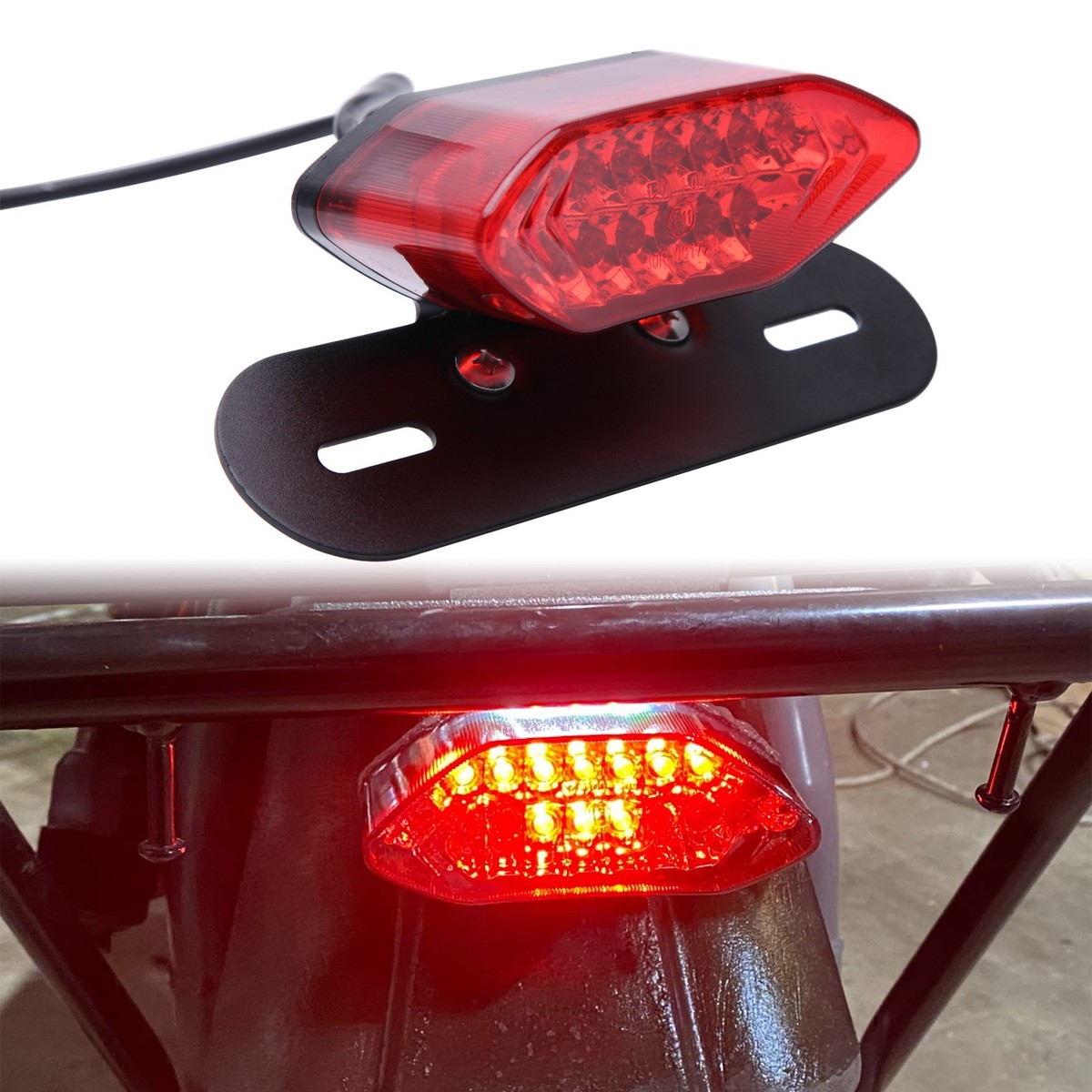 LED Turn Signals License Plate Integrated Tail Light For Coleman