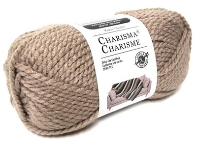 Loops & Threads Charisma Yarn Taupe 3.5 oz Brown
