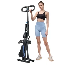 Squat Assist Trainer Foldable Glutes Leg Workout Machine with 3 Tension Bands, 3