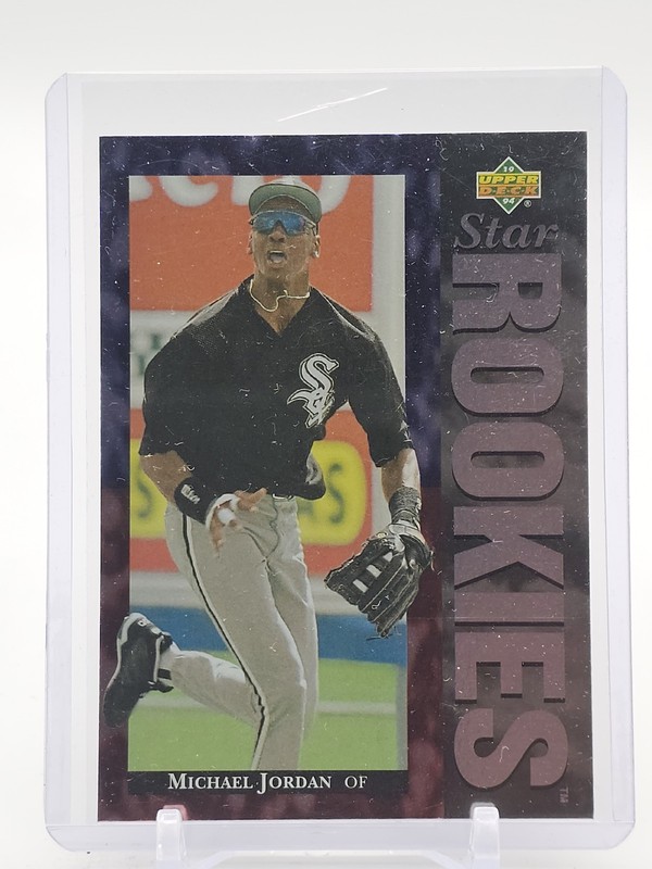 MICHAEL JORDAN 1994 UPPER DECK STAR ROOKIES NO. 19 CHICAGO WHITE SOX RC Q6277