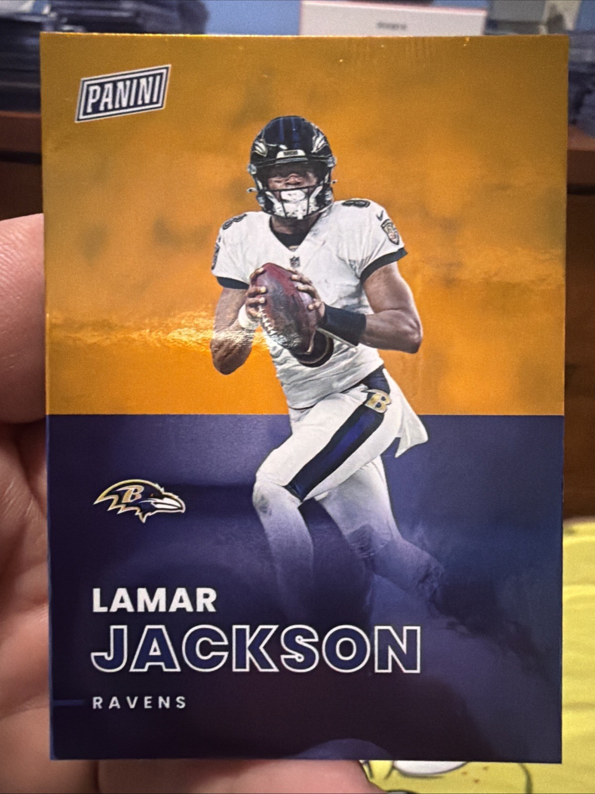 2022 Panini National Convention - Lamar Jackson #8 Orange /199