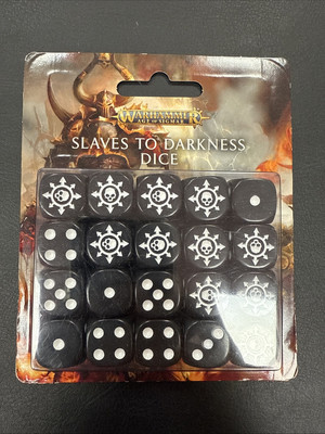 Slaves To Darkness Warhammer Age of Sigmar Würfel Rare OOP 20 x16mm