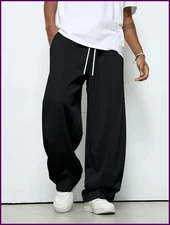 Pantalones Deportivos Transpirables para Hombre, Jogging con Cintura Elástica