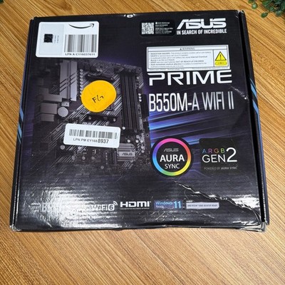 ASUS Prime B550M-A Wifi II AMD AM4 DDR4 Micro ATX Motherboard