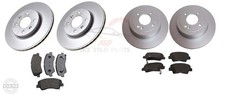 FOR KIA RIO MK3 UB 2012-2016 FRONT & REAR BRAKE DISCS & PADS SET NEW