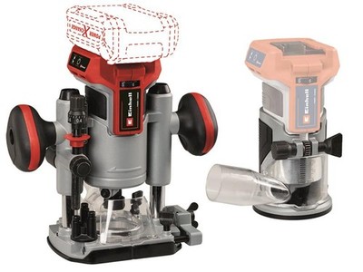 Einhell TP-RO 18 Set Li BL-Solo Power X-Change Router Palm Router 18V Bare Unit