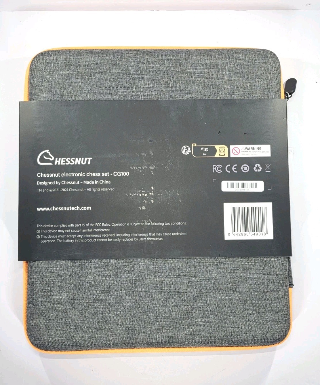 Chessnut Go Travel Electronic Bluetooth Chessboard w/ Full Piece Recognition