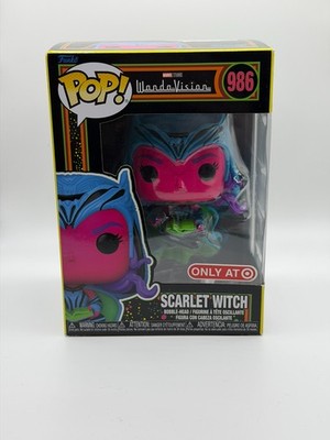 Funko Pop Scarlet Witch Blacklight #986 Marvel Glow Special Edition HTF Rare