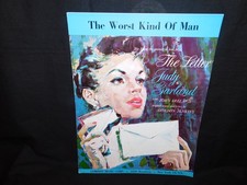 VNTAGE JUDY GARLAND SHEET MUSIC " THE WORST KIND OF MAN-THE LETTER "..