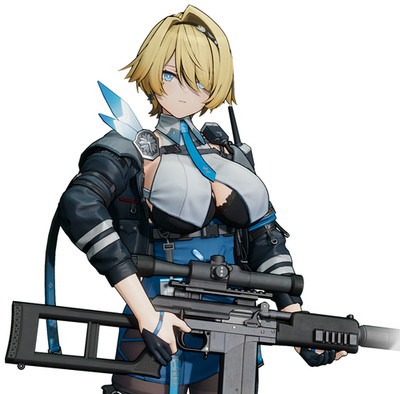 Nikketa Girls Frontline 2 Anime Waifu Sticker 6'' Car Decal Weatherproof