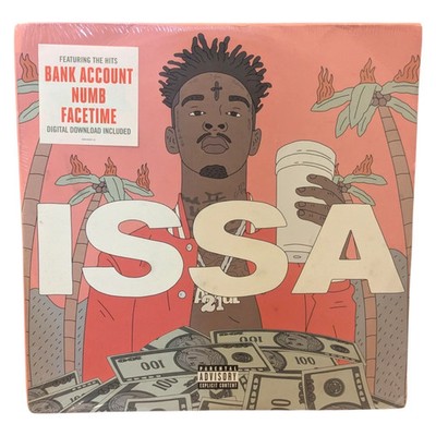 21 Savage - Issa Album - Vinyl LP - 2017 - Damaged Seal/Creased Cover - Unplayed